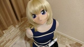 Kigurumi boundage vibrating 2