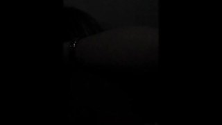 Mexican Teen Sucking BBC in the dark