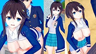 【エロゲーコイカツ！】VTuber 空星きらめ3DCG巨乳アニメ動画(バーチャルYoutuber)[Hentai Game Koikatsu! Sorahoshi Kirame(Anime 3DCG