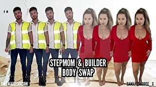 Stepmom & Builder body swap