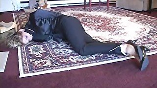 Ziptied and gagged