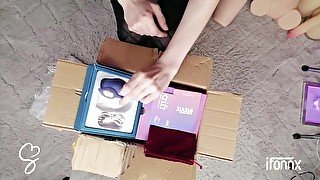 Sarah Sue Unboxing Big Box of Sex Toys #3 from IFONNX