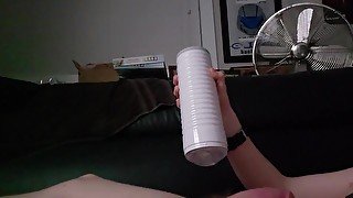 I break in my new fleshlight part 1