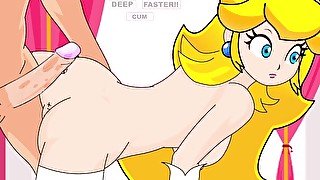 Princess Peach Goes Anal