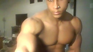 Hot 19-Year Old Muscle God Cums Huge Load