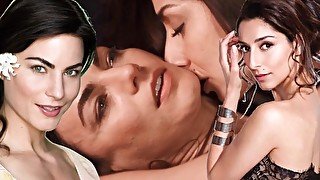 Traci Dinwiddie LESBIAN CELEBRITY Necar Zadegan (Elena Undone, not expicit) pussy licking lesbians