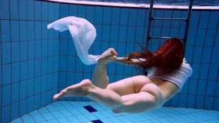 Relaxing underwater show with hot girls