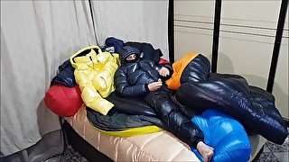 Cum my Sleepingbag down