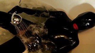 took a bath in Latex