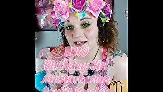 BBW Birthday🎂 Girl Masturbation Squirt Session⛲️