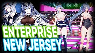 Enterprise x New Jersey - Azur Lane Hentai エロアニメ  Hardcore Boat girls Sex and Porn Rule34 R34 Ship