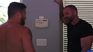 Hairy Hunky Men Raw Breed After Blowjob