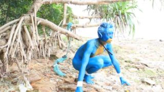 Bodypaint : I tranformed myself into an adorable pokemon