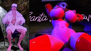 Playing sex games in VR! Virtual reality femdom.