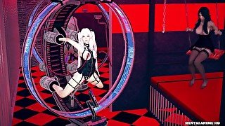 BDSM Room Belle Delphine Fucked Hard By Sex Machine