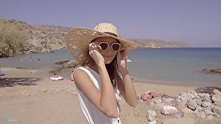 Searching For A Perfect Beach Itanos Beach Greece Crete - Sex Movies Featuring Katya-Clover