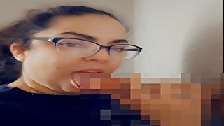 Solo Dildo Suck and Masturbation