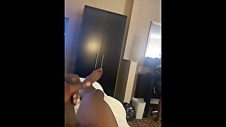 Ebony thot getting ready for BBC