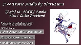 18+ RWBY Audio - Weiss' Little Trouble!