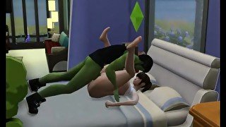 hulk with japanese bbw sims 4