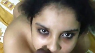 Chubby Indian babe gives head before I fuck her doggy style