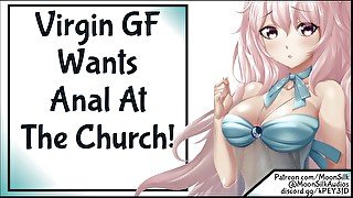 Virgin Girlfriend Wants Anal At The Church!