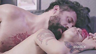 Hot fuck with tattooed girl big ass  Mila Spook & Aquele Mario