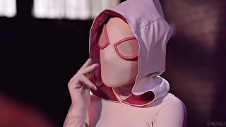 Blake As Spider Gwen Takes Spidermans Big Cock P1