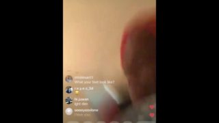 Cute Black teen big ass twerk instagram live Part 1