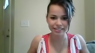 Teenage webcam girl is breathtakingly beautiful