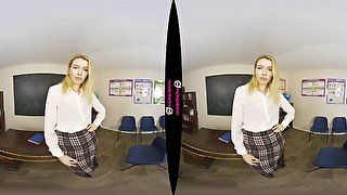 Teacher Punishment featuring Hannah Z - WankitNowVR