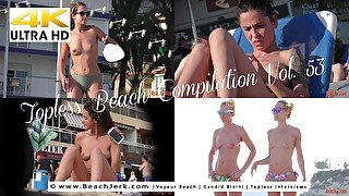 Topless beach compilation vol.53 - BeachJerk