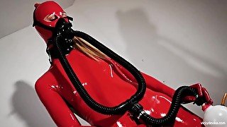 Red Rubberdoll Breathplay with Inhaler Bottle