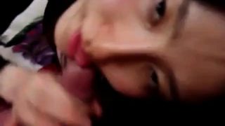 Japanese couple blowjob POV #6