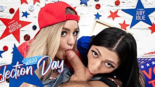 Judy Jolie And Kenzie Madison - Election Day 2020