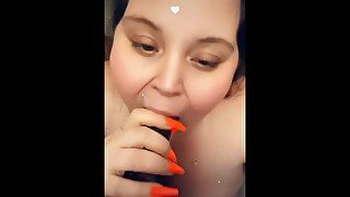 Swallowing the dick