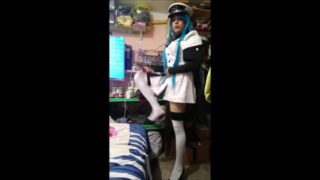 Esdeath cosplay crossplay trans fuck machine