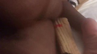 Ebony Thot Rides Dick In Hotel