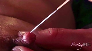 FeetingMe 15 Part I - We love to play kinky with needles, urethra sounding, nipple play, feet fetish