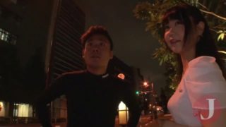 Japanese teen gets creampie from stranger she meets on the street