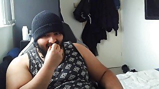 Solo Male Eating Fruit and Talking About His Day(s) #6