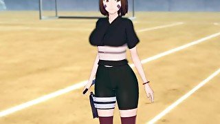 【エロゲーコイカツ！】Naruto(ナルト疾風伝) のはらリン3DCG巨乳アニメ動画[Hentai Game Koikatsu! Rin Nohara(Anime 3DCG Video)]