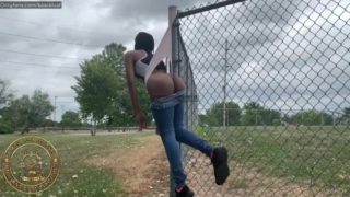 Ebony Hanging Wedgie Teaser