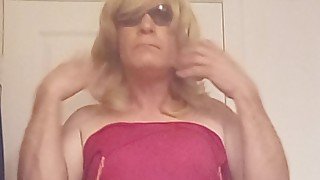 Crossdressing sissy gets fucked in the ass