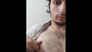 Just myself worshiping My own nipples, close up nipples 8