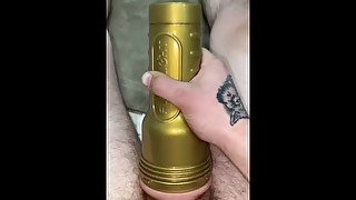 Creampie my Fleshlight, wishing it was your pussy