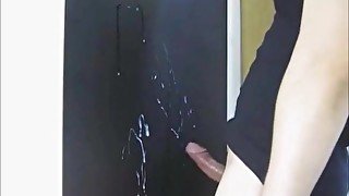 Horny Asian Huge Cumshots Twice WIth Testicle (ball) Stretching, Slapping