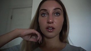 Blonde teen with big boobs webcam video