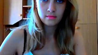 Sexy blonde masturbate live webcam for free titties