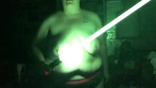 Boobs Ross — lightsaber practice 2 — julyathon 14